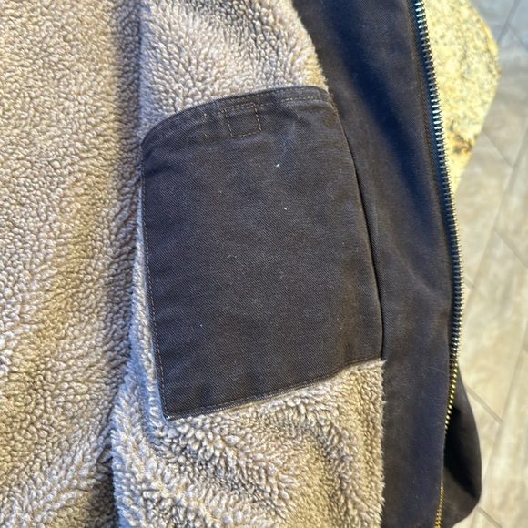 Carhartt C61 Sandstone Ridge Coat Sherpa Lined - Picture 5 of 11